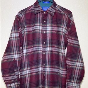 Pendleton Wool Plaid Flannel Button Down Shirt